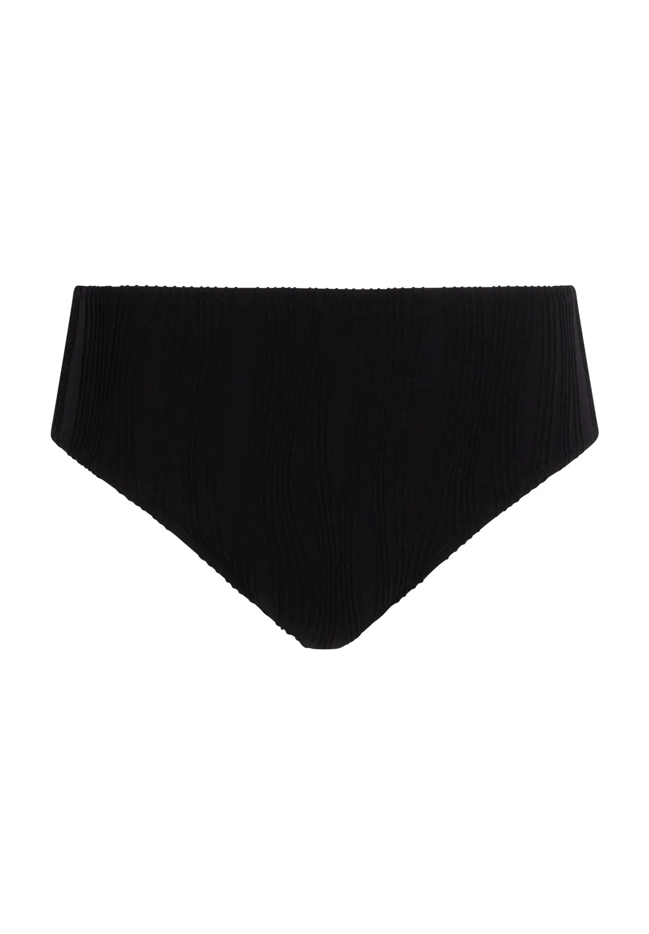 Strukturierte High-Waist Bikinihose
