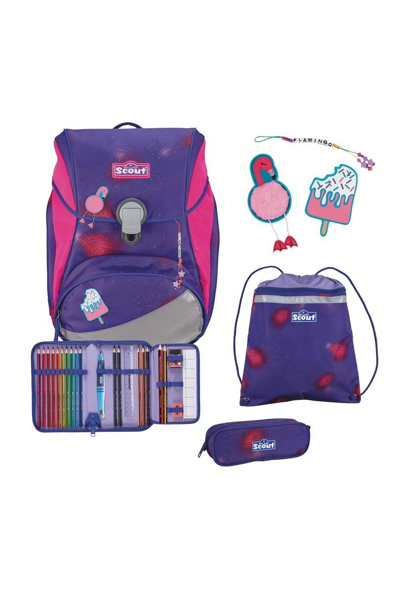 Ergonomisches Schulranzen-Set mit Weltraum-Muster