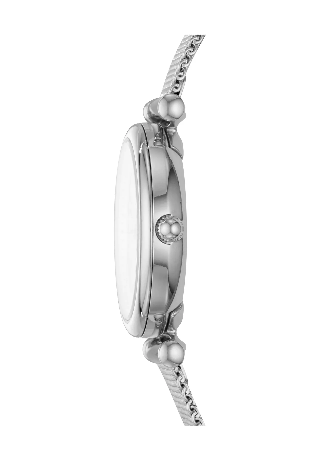 Elegante Milanaise-Uhr mit Perlmutt