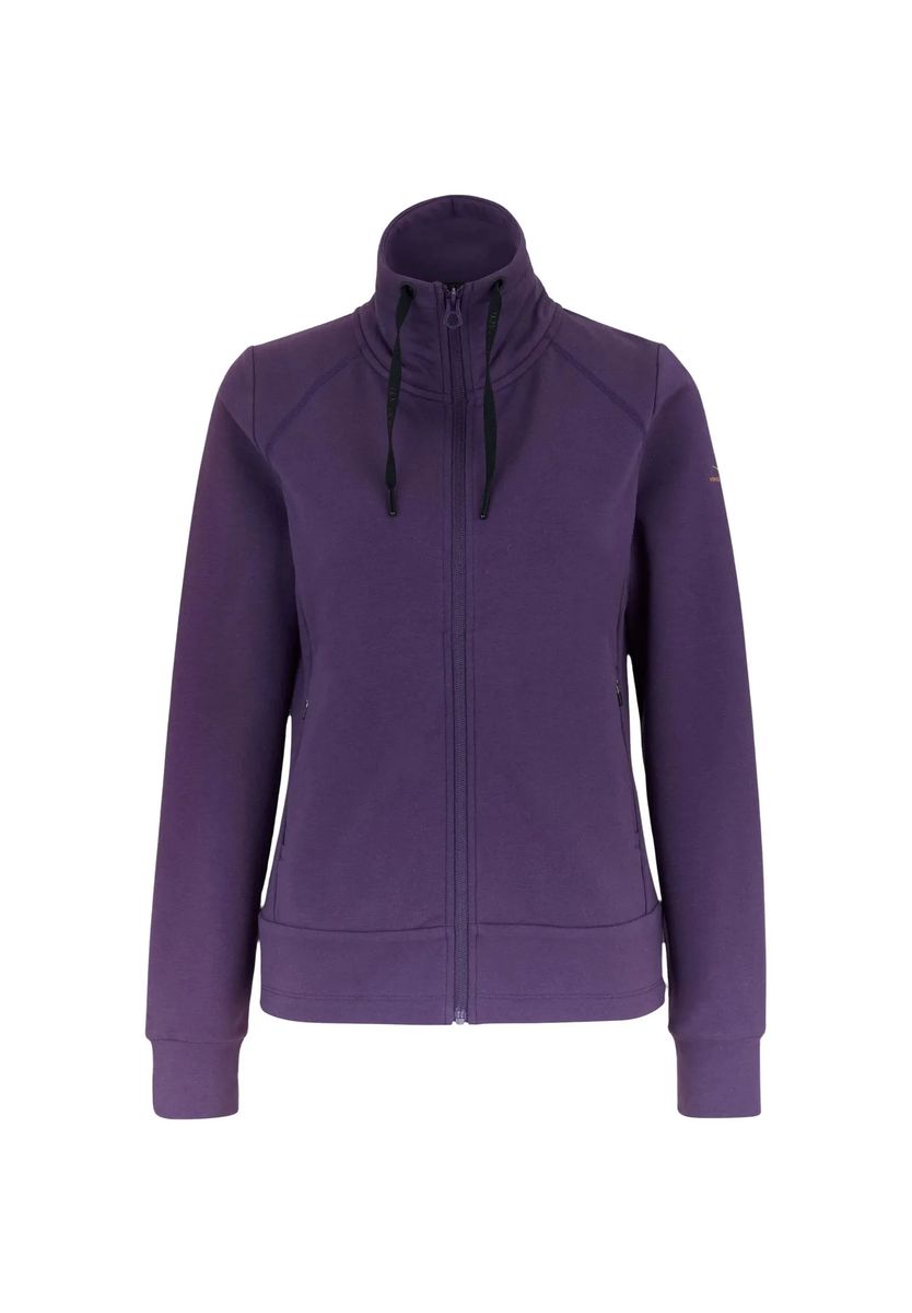 Sweatjacke mit Stehkragen