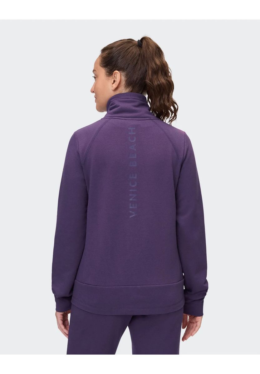 Sweatjacke mit Stehkragen