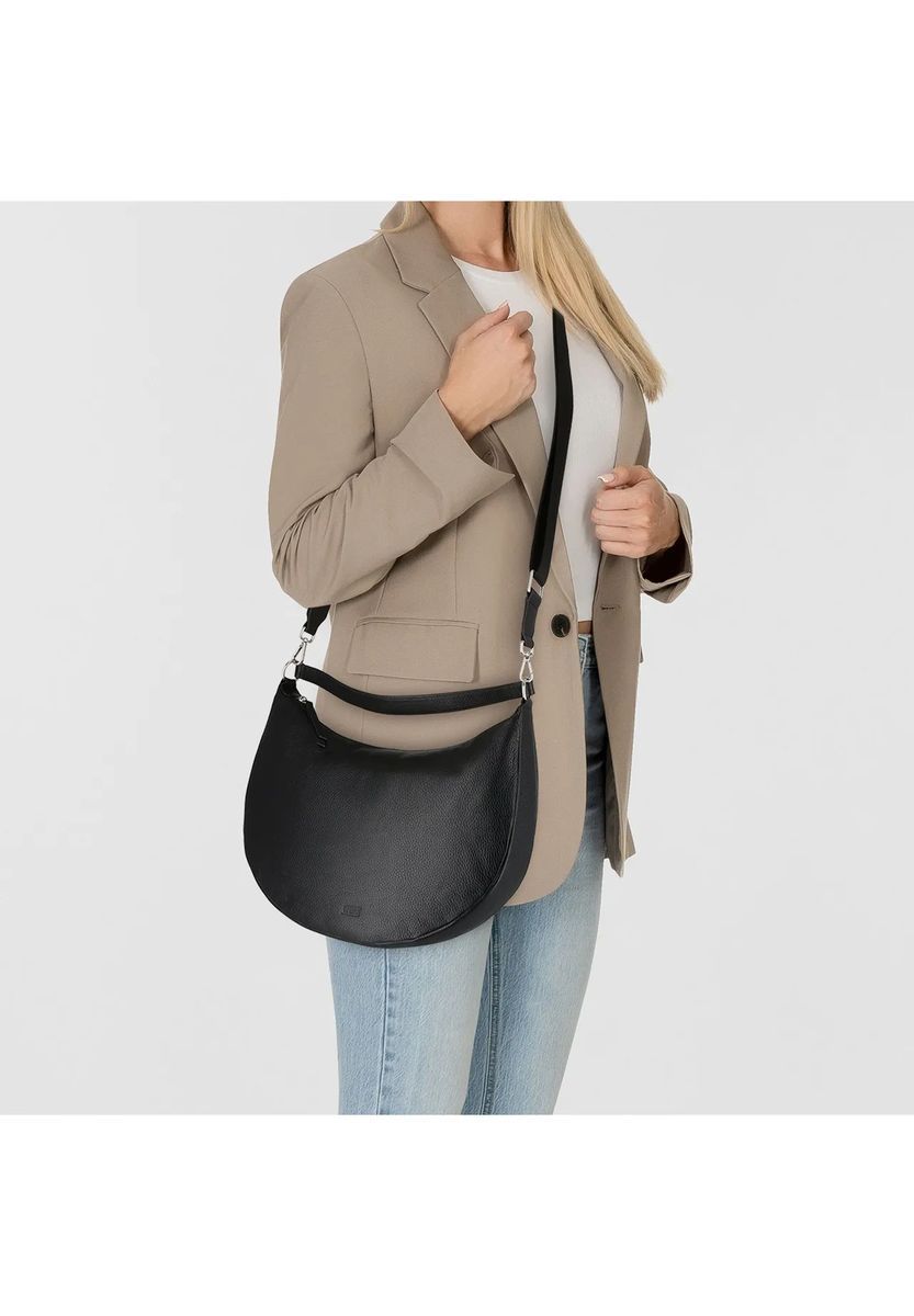 Minimalistische Hobo-Tasche aus Leder