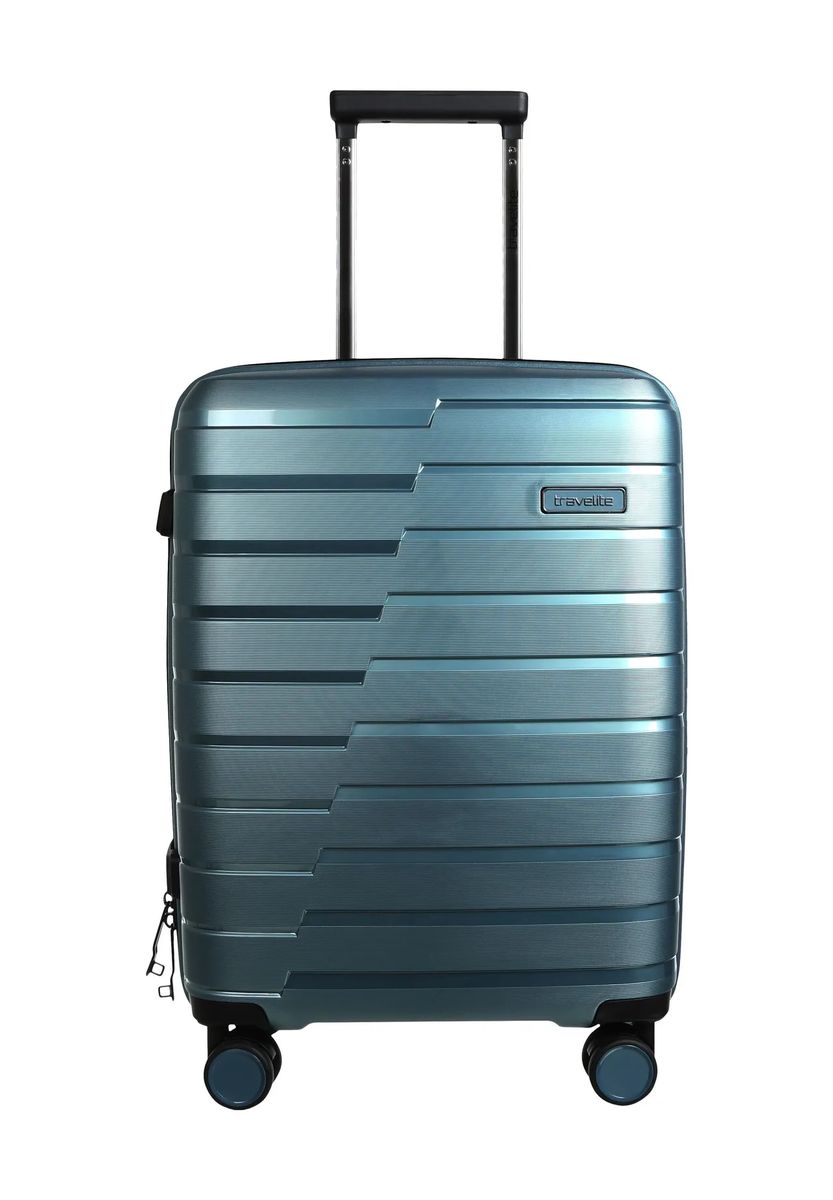 Hartschalen-Trolley mit horizontalem Rippendesign