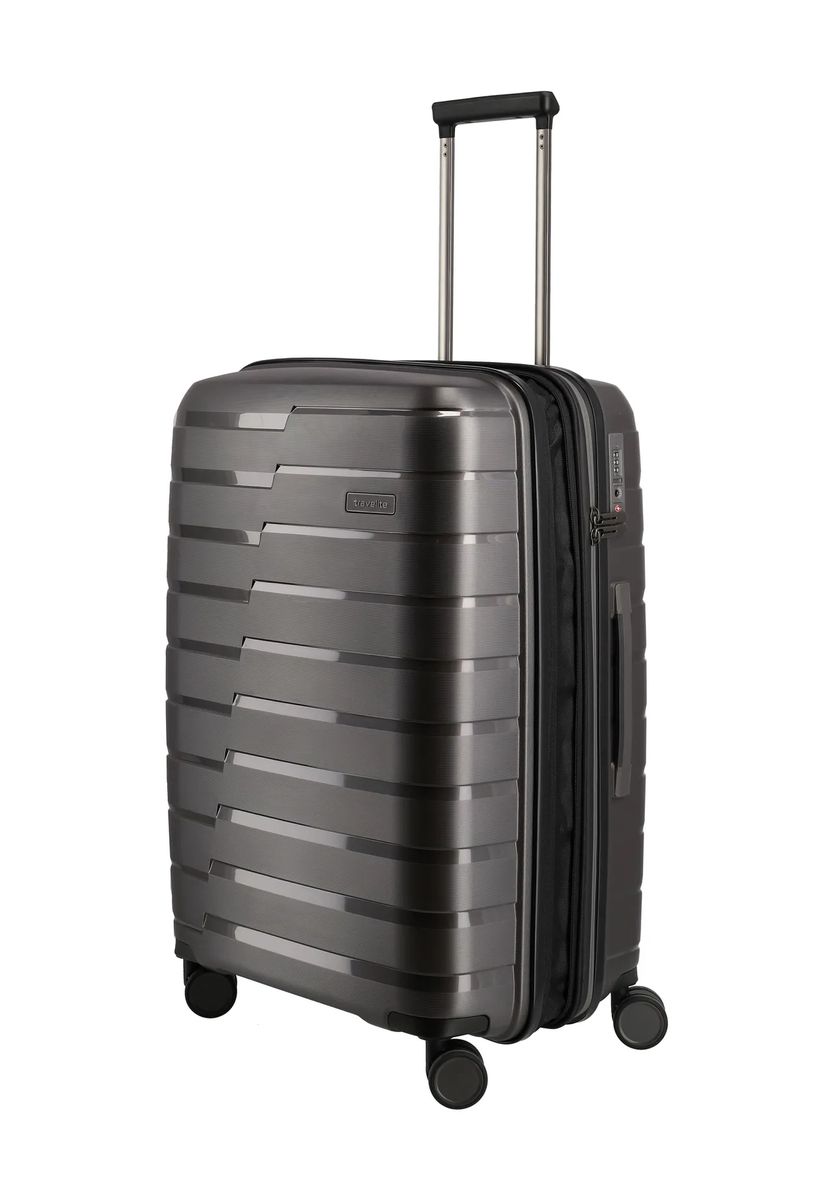 Gerillter Hartschalen-Trolley Metallic