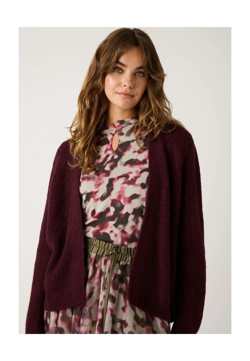 Weicher Strick-Cardigan mit offener Front