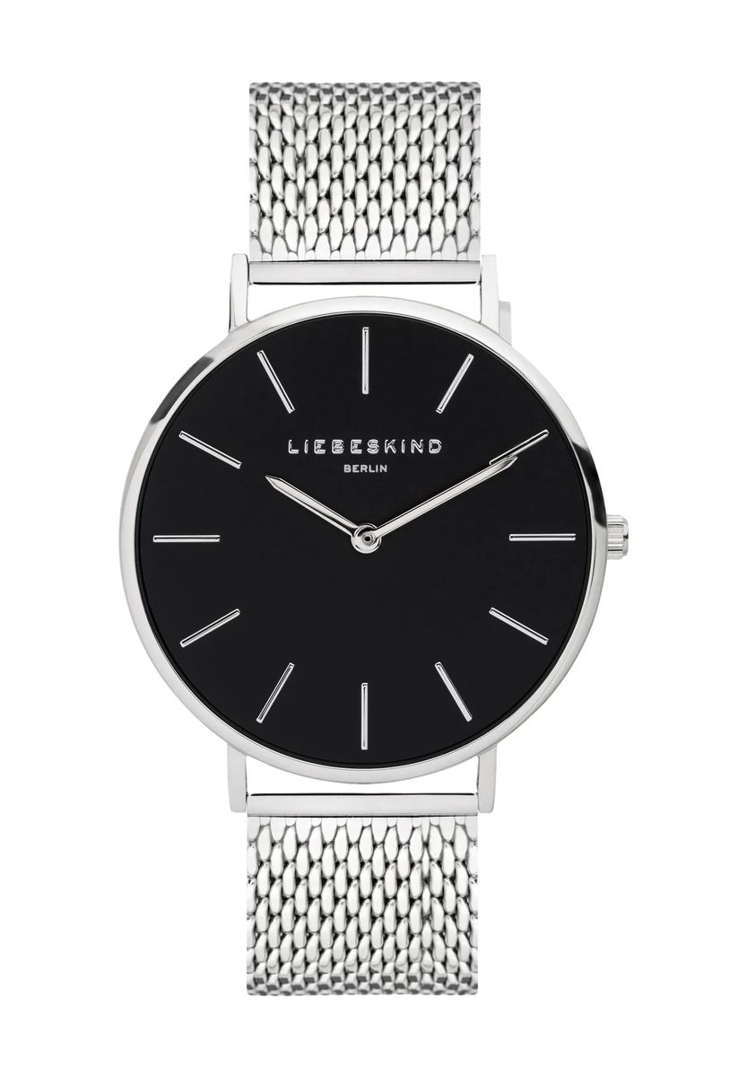 Minimalistische Armbanduhr mit Mesh-Armband