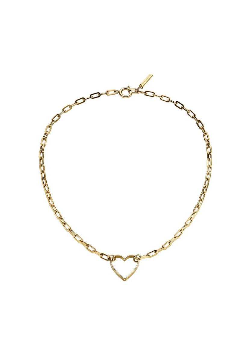 Gliederkette mit Herzanhänger