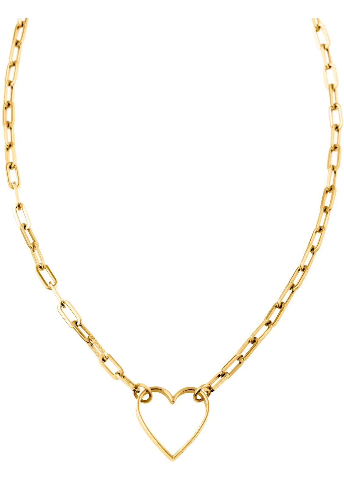 Gliederkette mit Herzanhänger