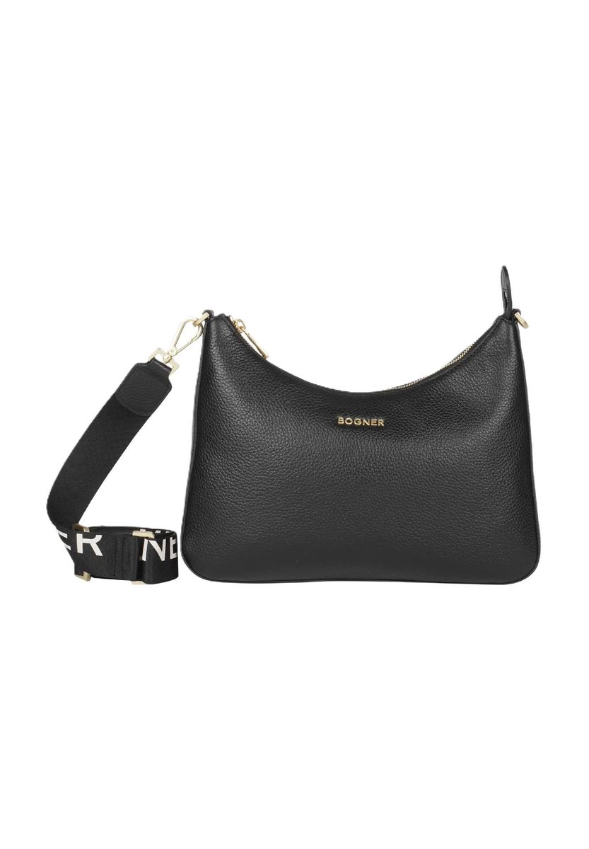 Odette Schultertasche aus genarbtem Leder
