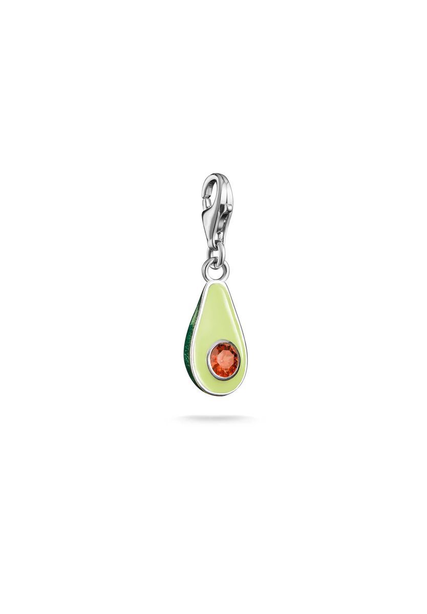 Verspielter Avocado Charm Anhänger