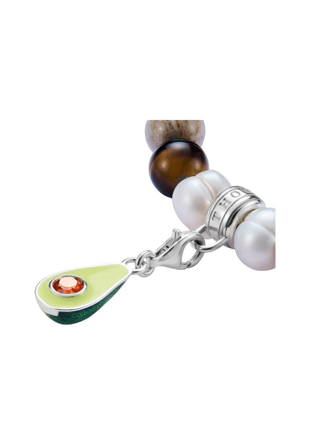 Verspielter Avocado Charm Anhänger