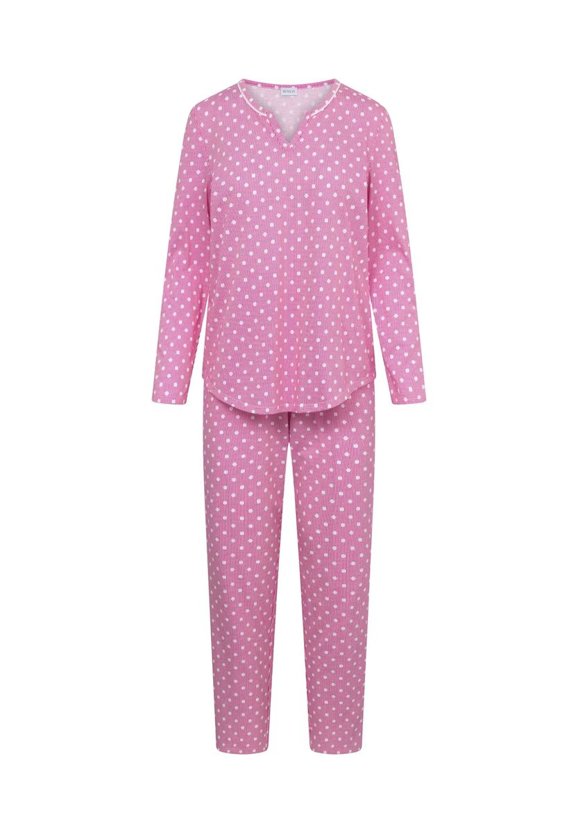 Polka-Dot Baumwoll-Schlafanzug-Set