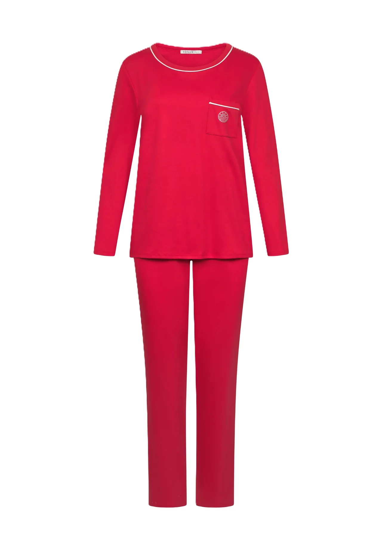 Langärmliges Pyjama-Set aus Baumwolle