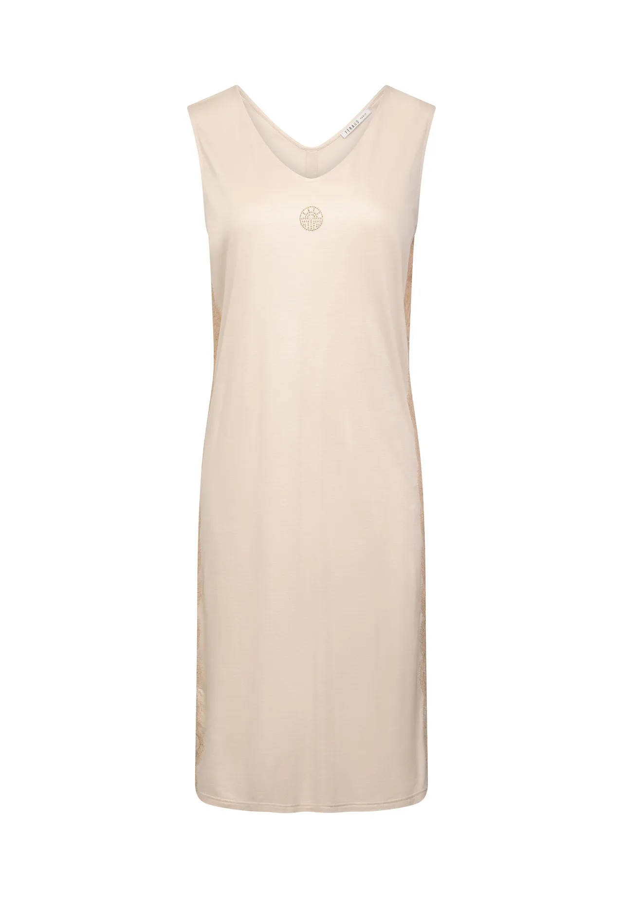 Elegantes Negligé mit Spitzeneinsätzen