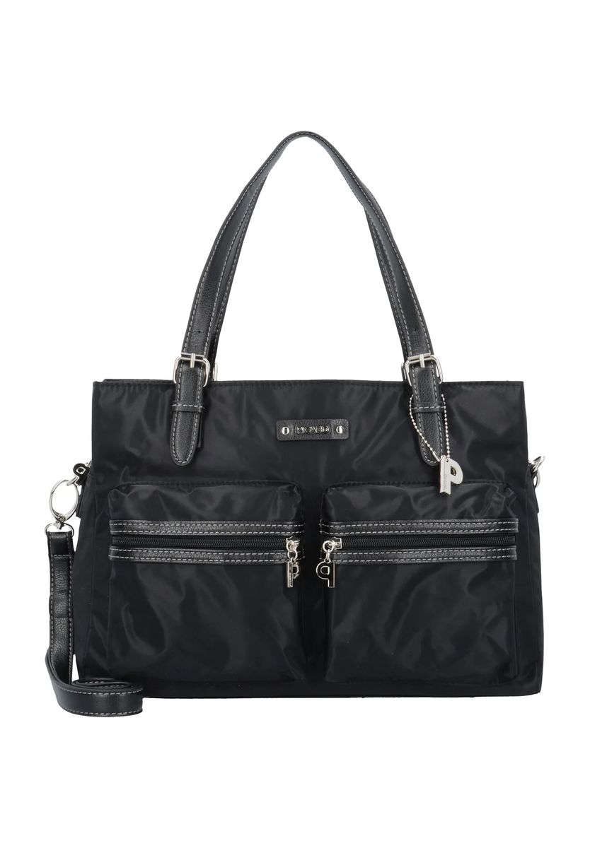Funktionale Schultertasche mit Außentaschen