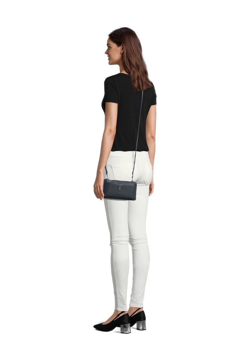 Strukturierte Crossbody-Smartphonetasche