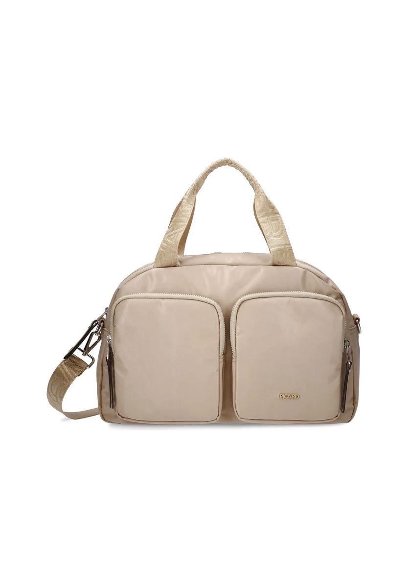 Vielseitige Nylon-Henkeltasche mit Taschen