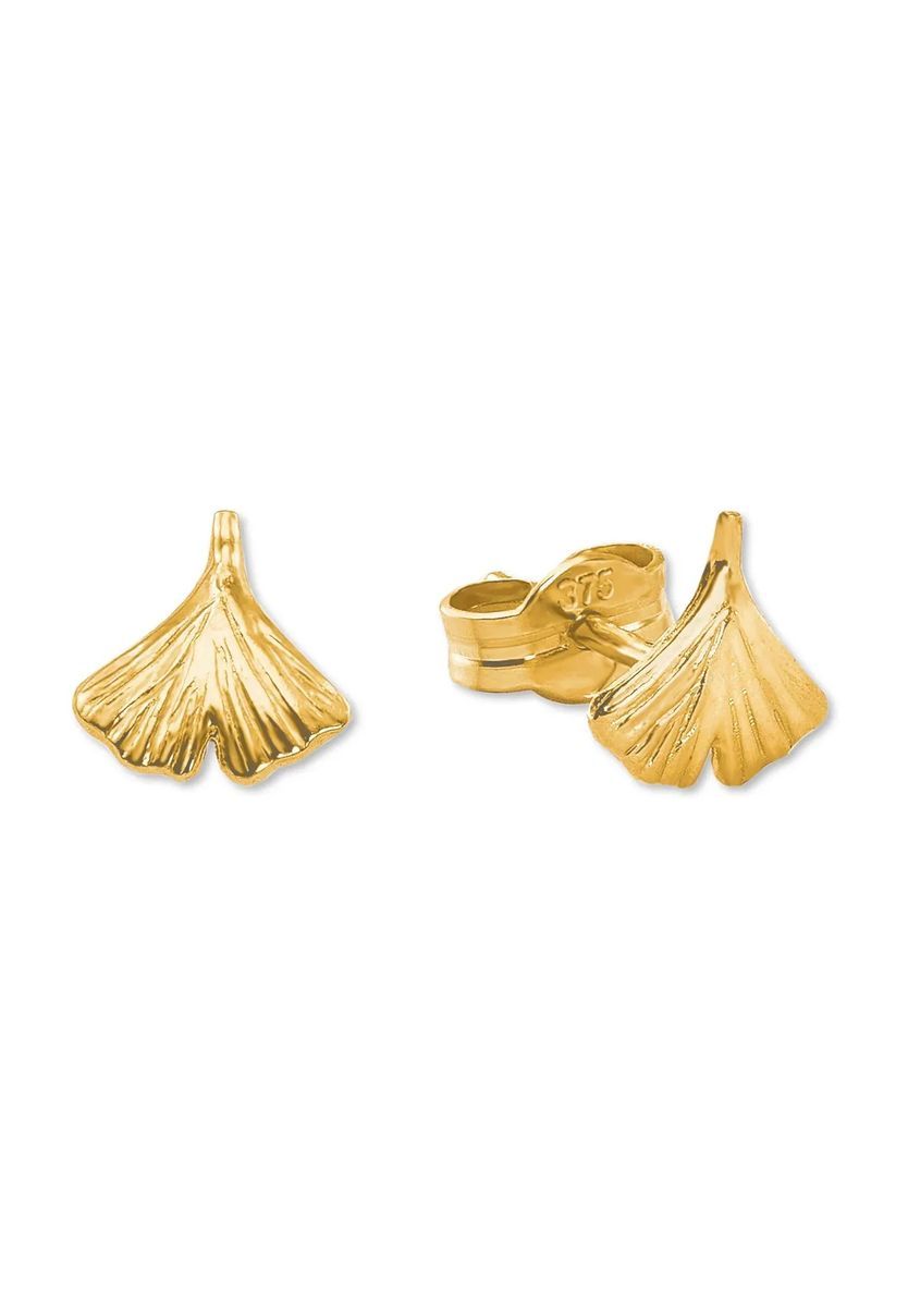 Filigrane Ginkgoblatt Ohrstecker