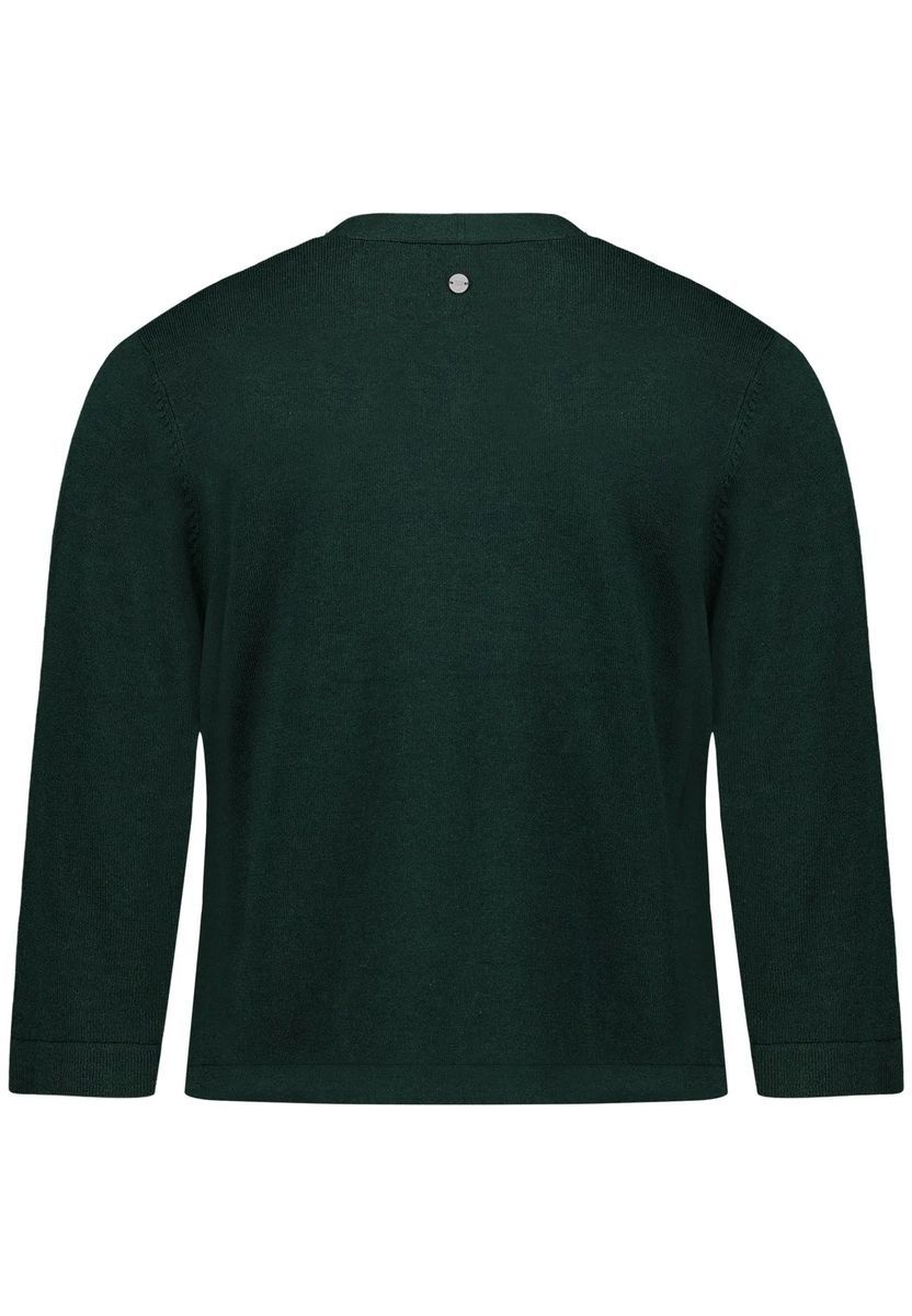 Offene Feinstrickjacke mit Dreiviertelarm