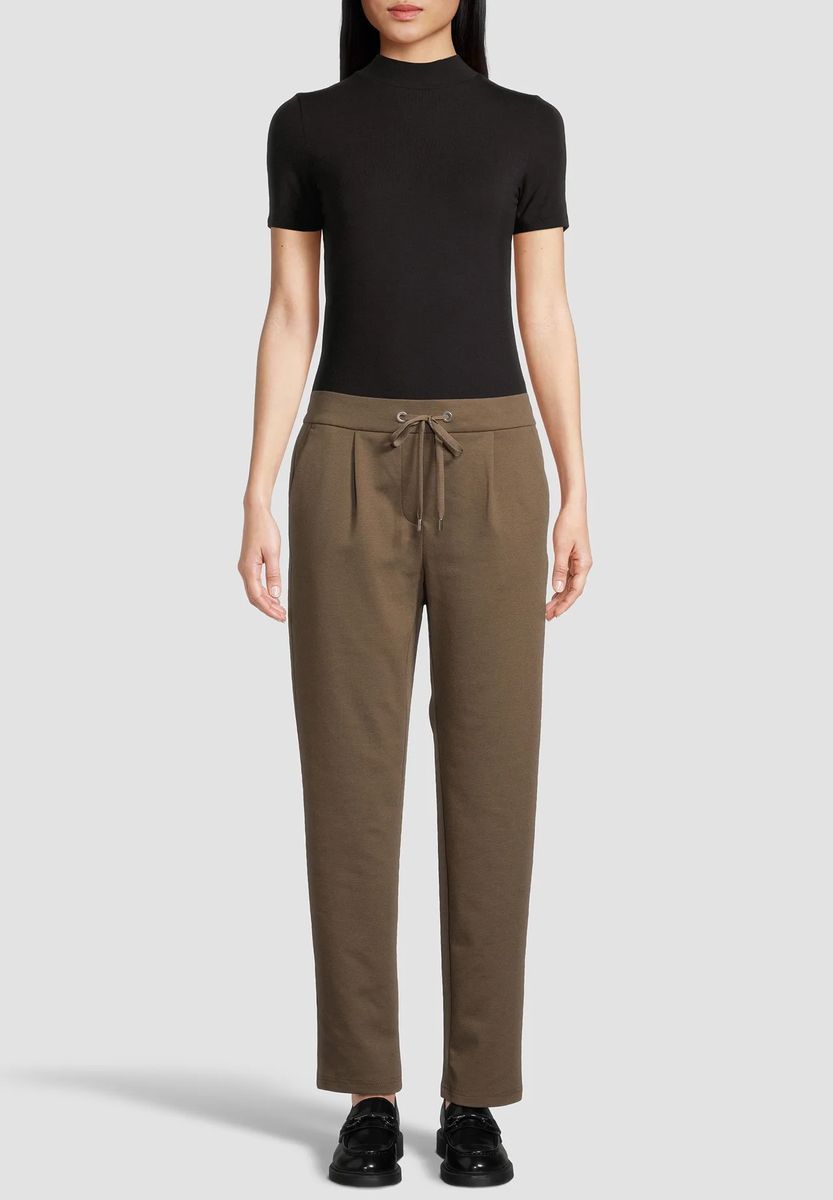 Bequeme Stoffhose mit Kordelzug