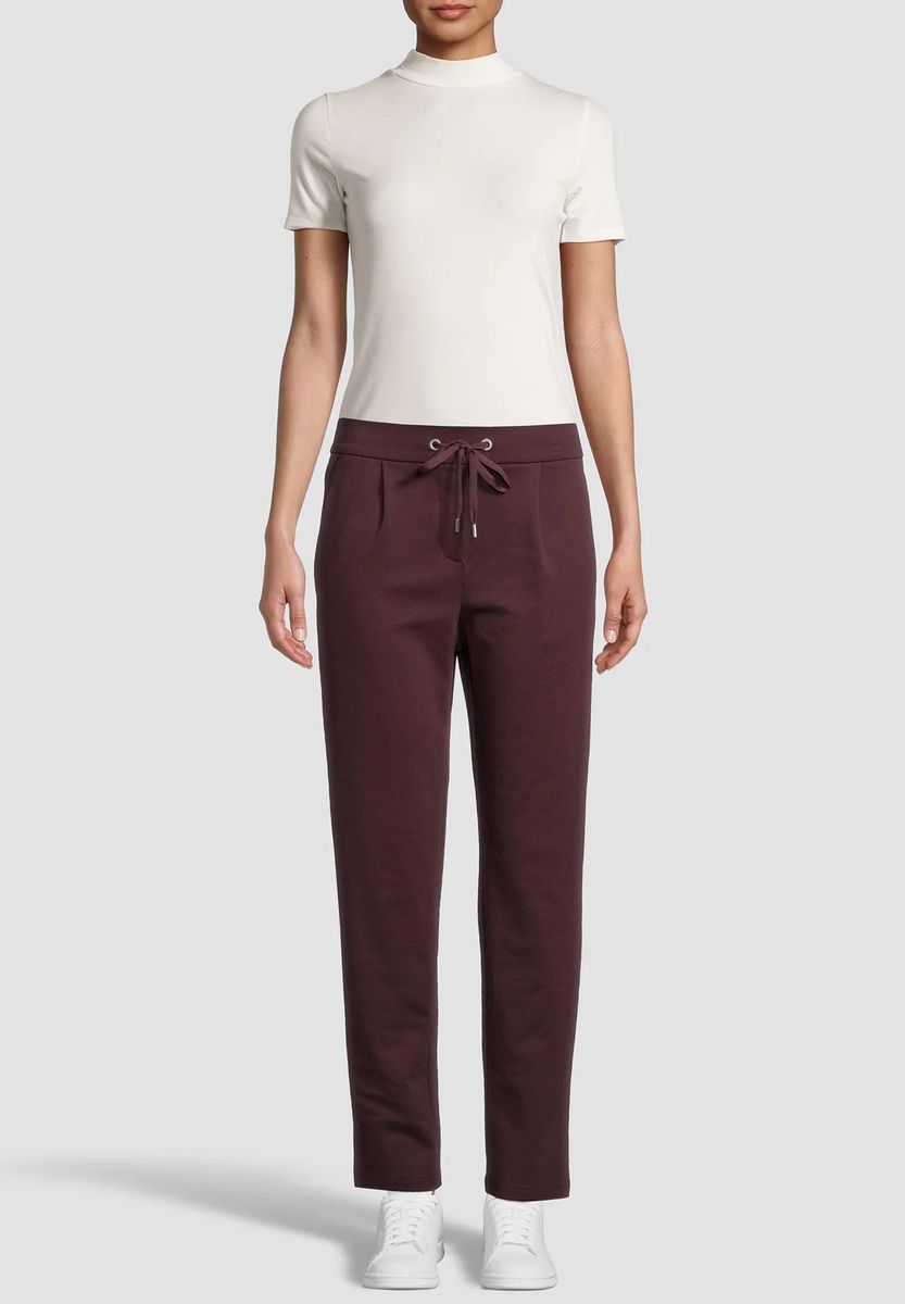 Karottenhose mit Kordelzug am Bund