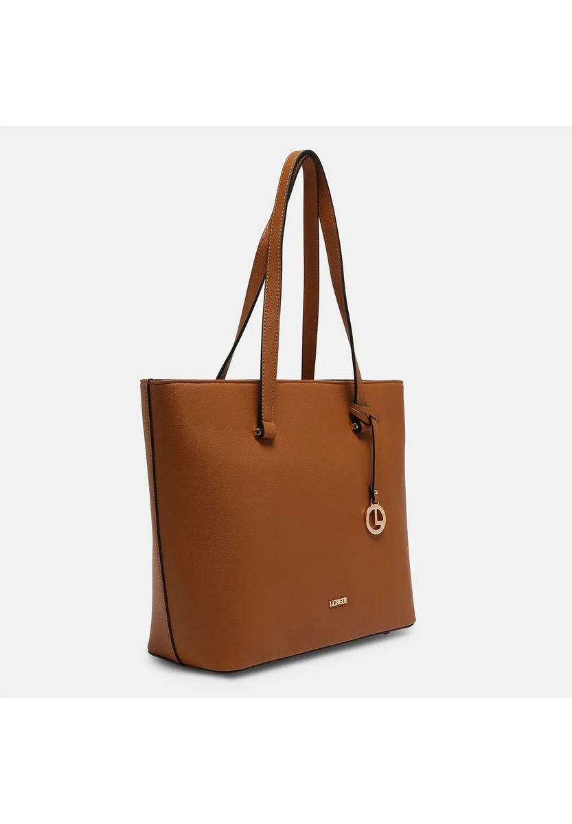 Minimalistischer Shopper in Lederoptik