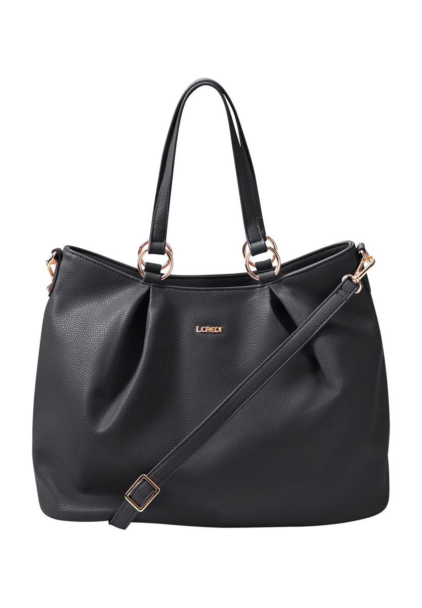 Elegante Henkeltasche mit Falten-Details