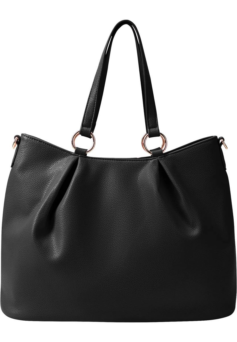 Elegante Henkeltasche mit Falten-Details