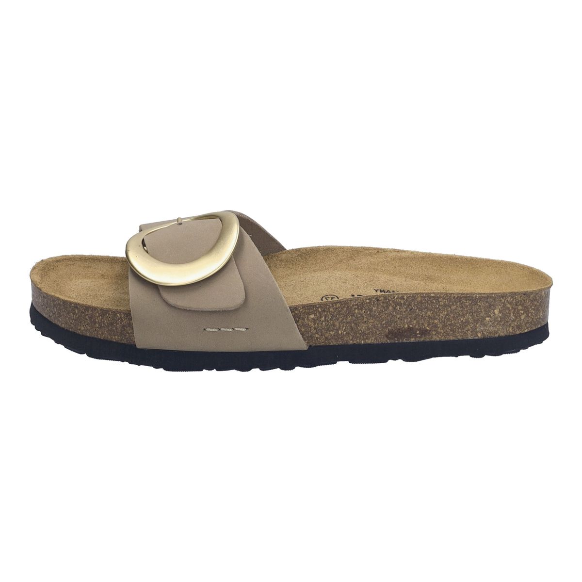 Ikonische Leder-Pantoletten mit Schnalle