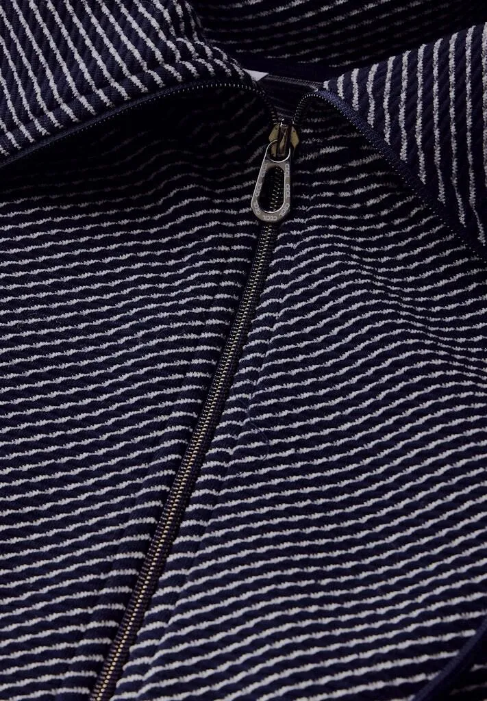 Ottoman-Jacke mit durchgehendem Reißverschluss