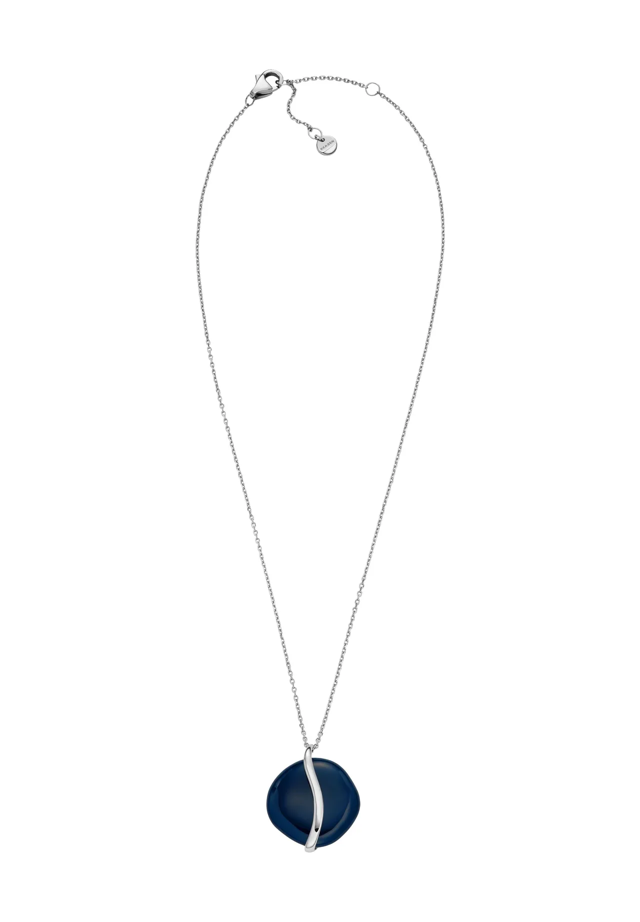 Maritime Halskette mit Meerglas-Anhänger