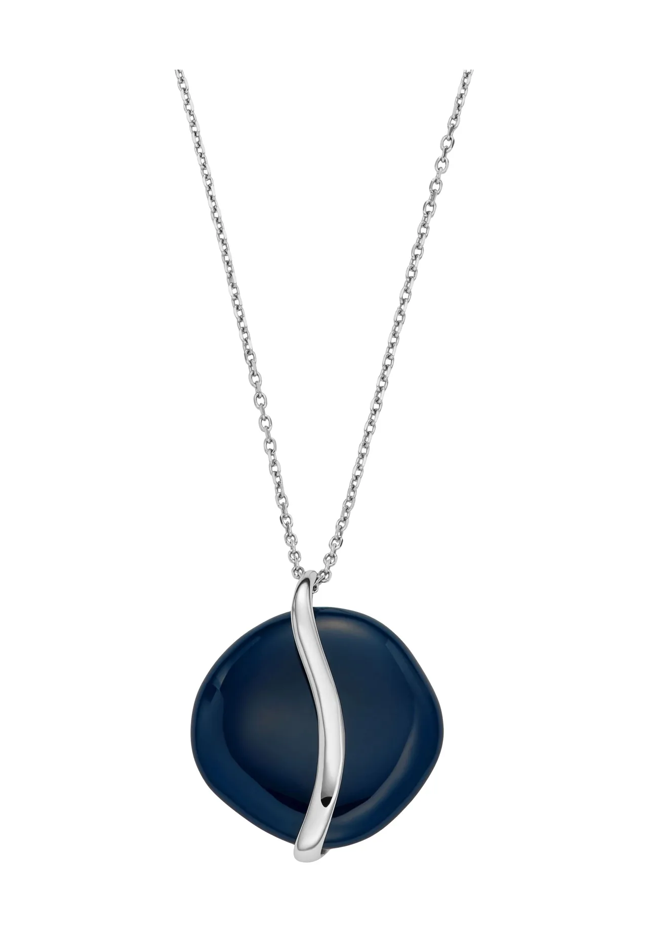 Maritime Halskette mit Meerglas-Anhänger