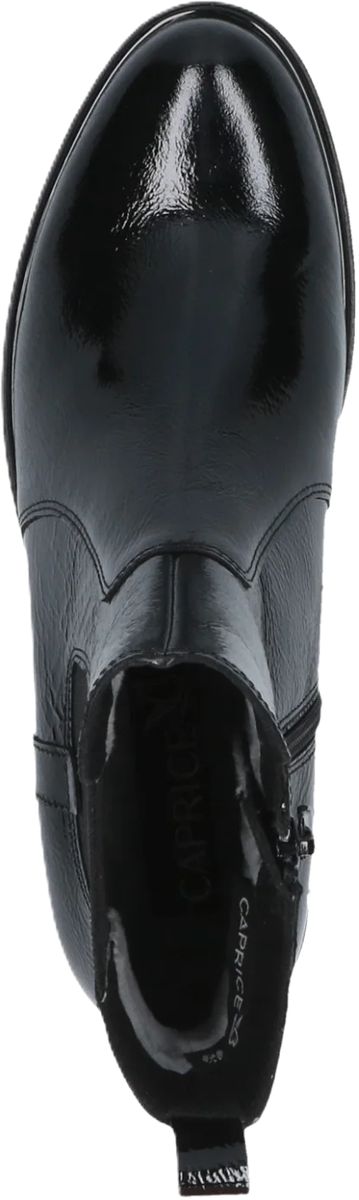 Glänzende Chelsea-Boots aus Lackleder