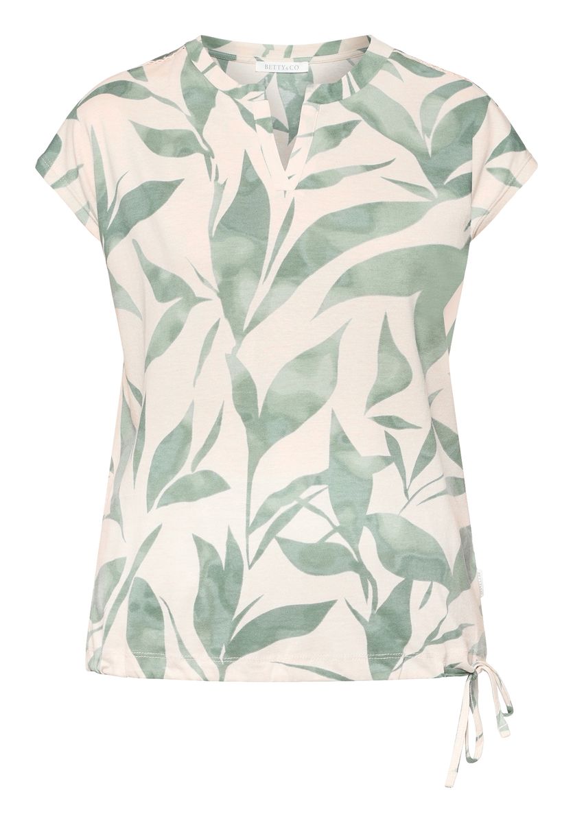 Oberteil mit Blumenprint und Tunnelzug