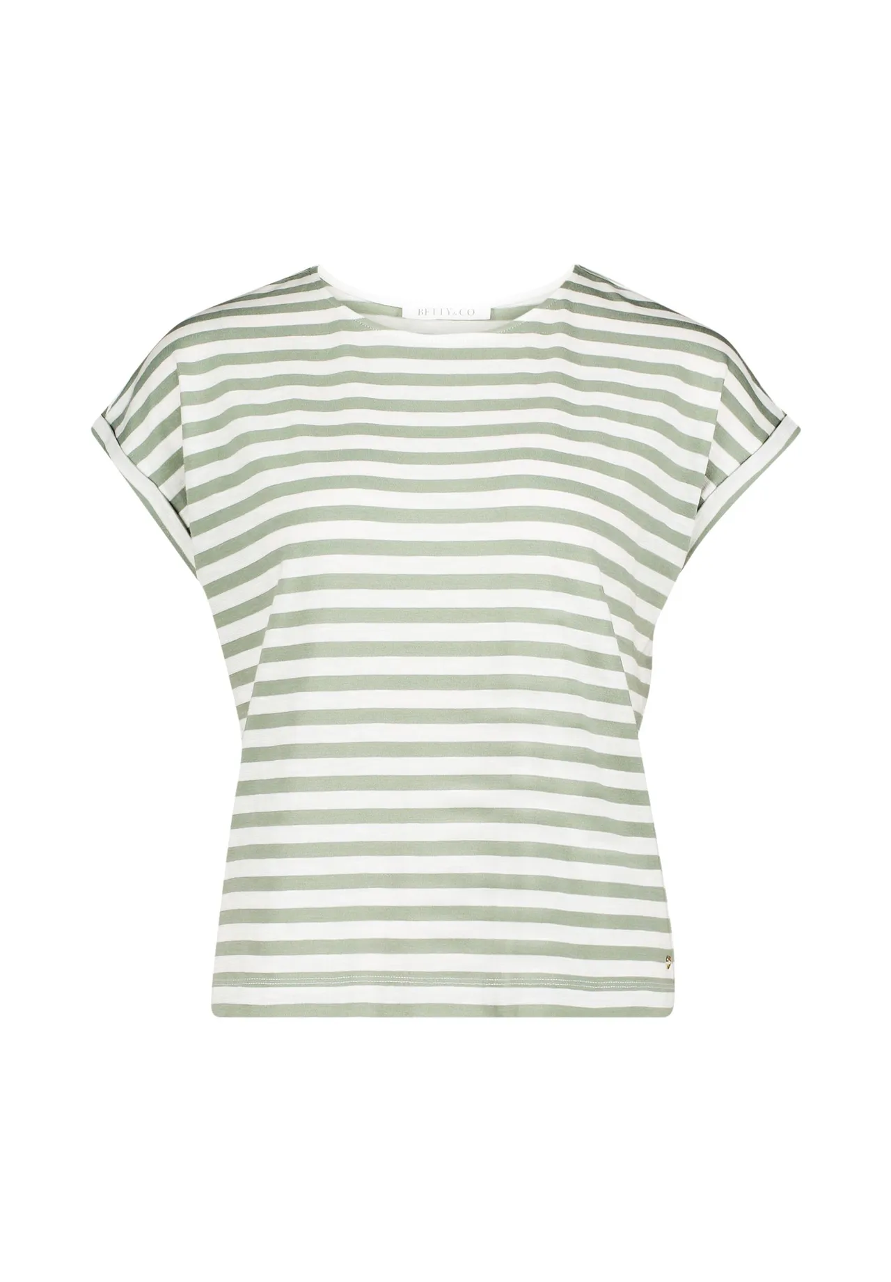 Ringelshirt mit überschnittenen Schultern