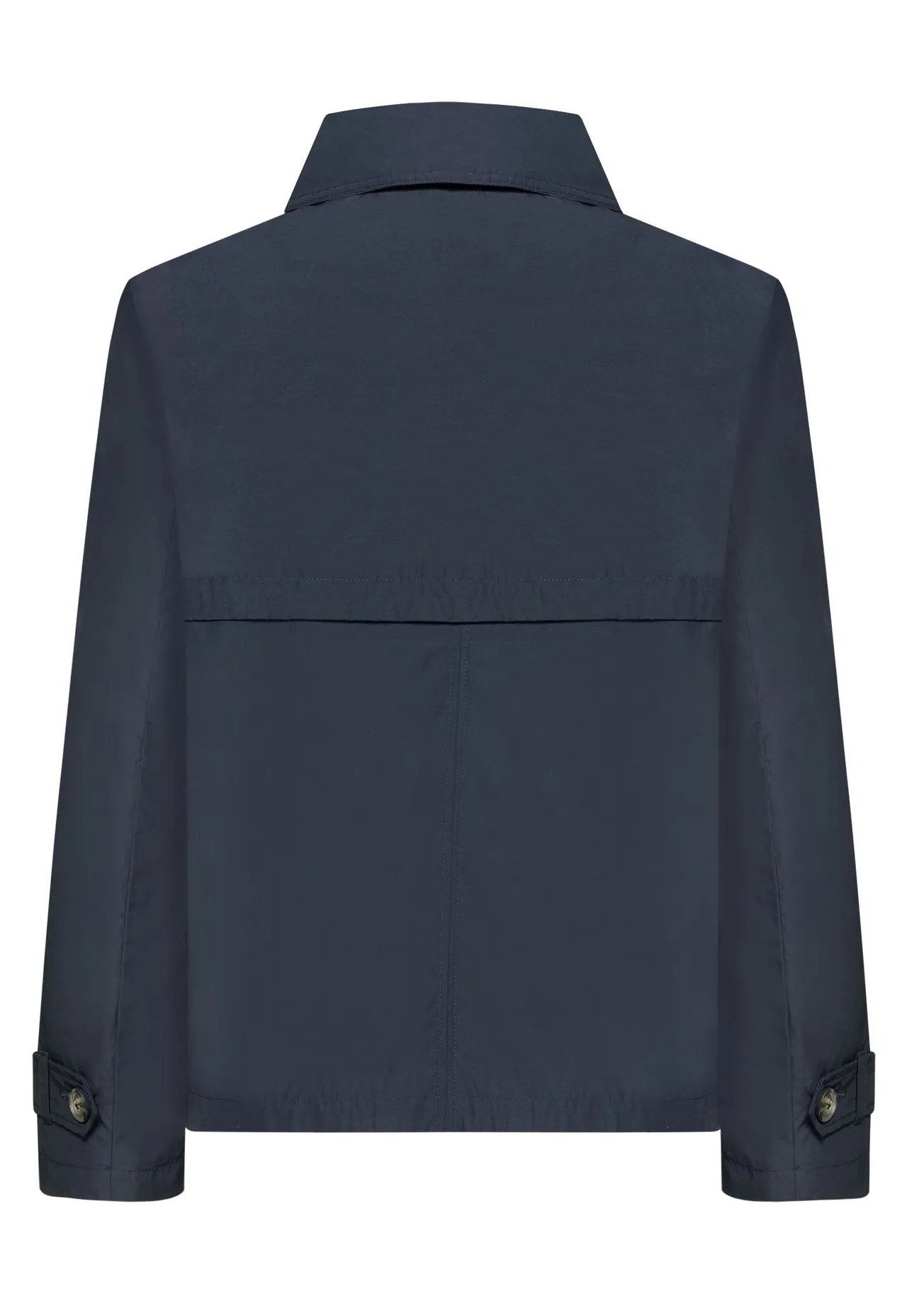 Kurze doppelreihige Trench-Jacke
