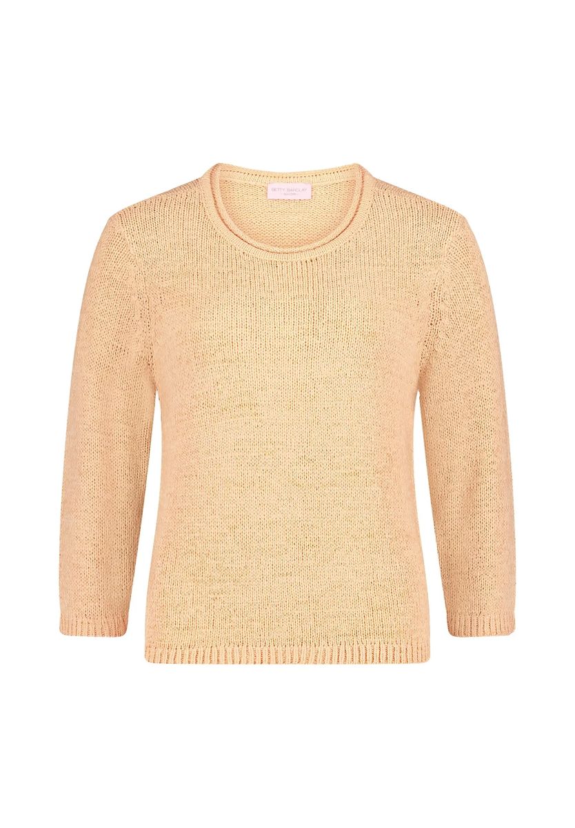 Klassischer Strickpullover mit 3/4-Arm