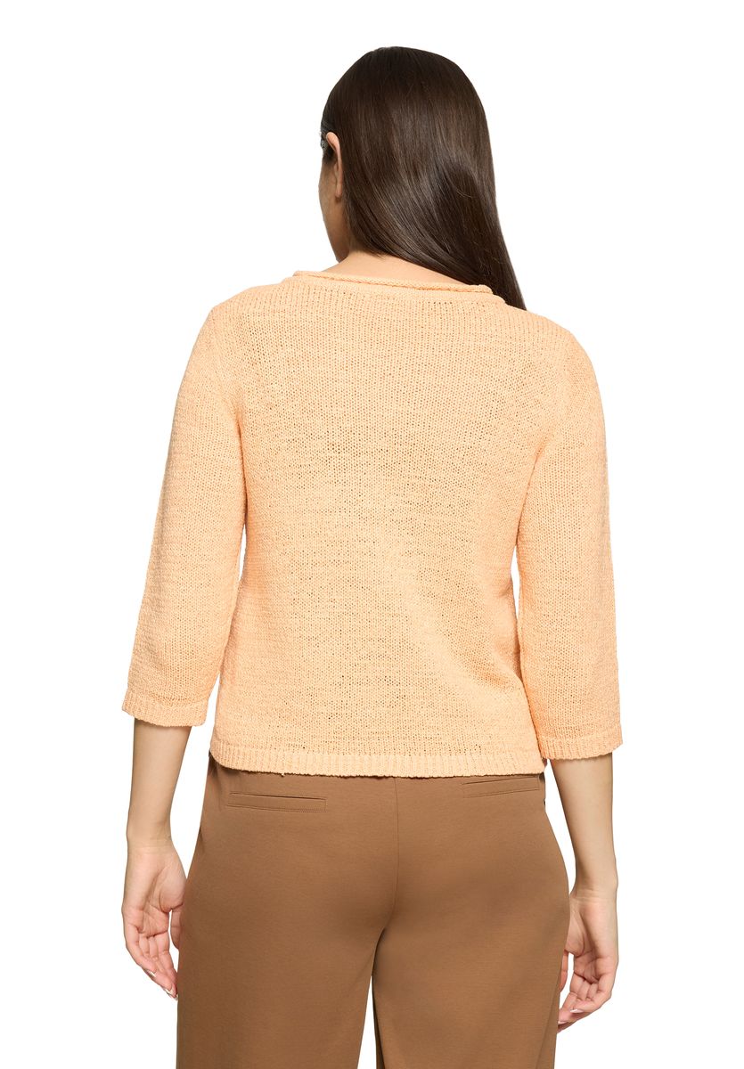 Klassischer Strickpullover mit 3/4-Arm
