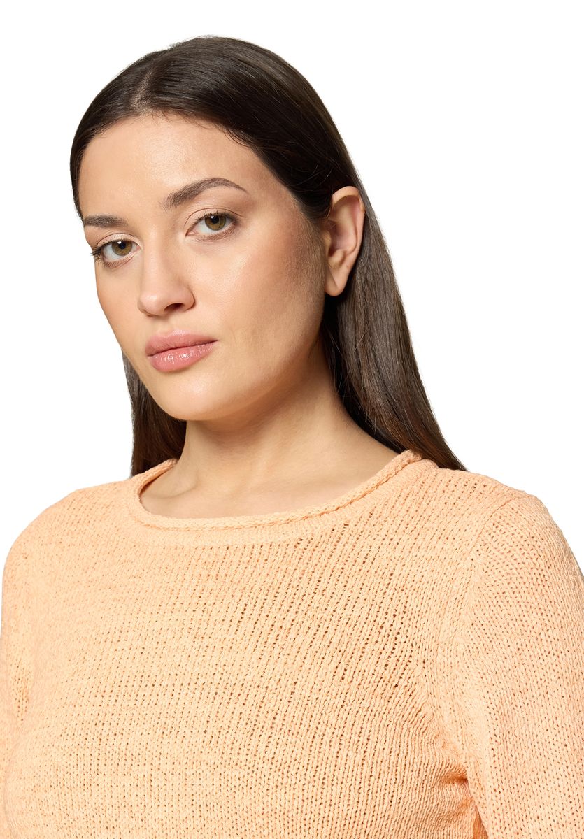 Klassischer Strickpullover mit 3/4-Arm