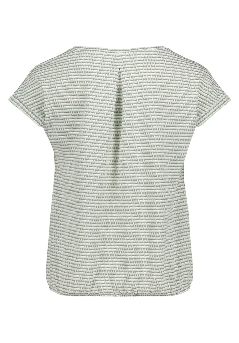Grafik-Shirt mit Gummizug
