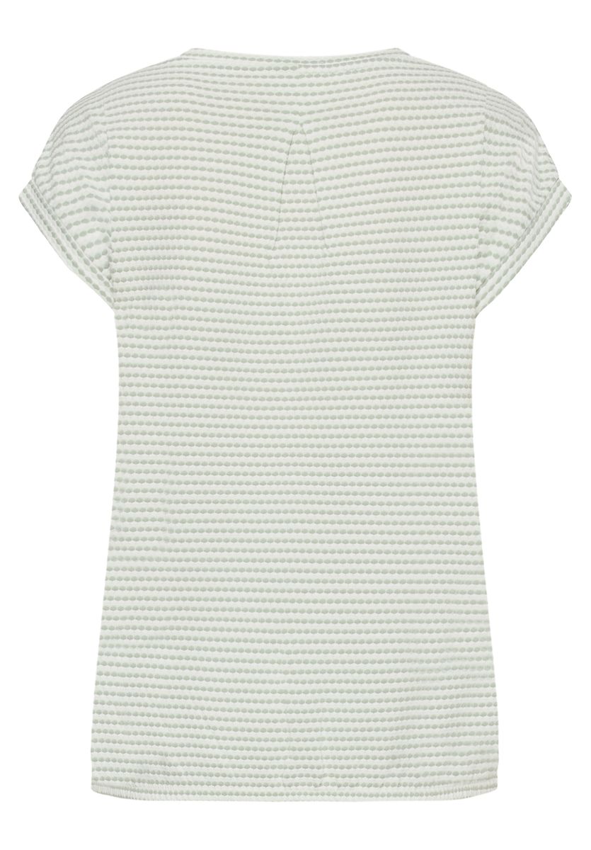 Grafik-Shirt mit Gummizug