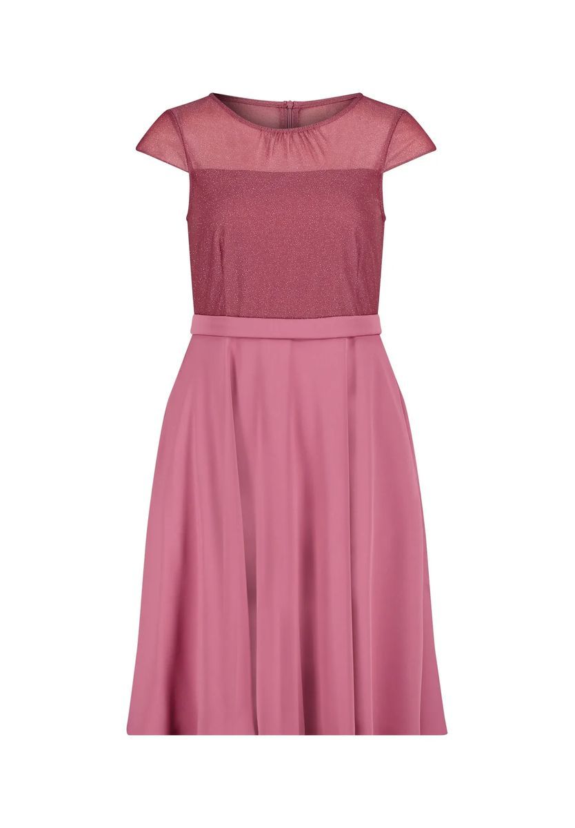 Cocktailkleid mit glitzerndem Oberteil