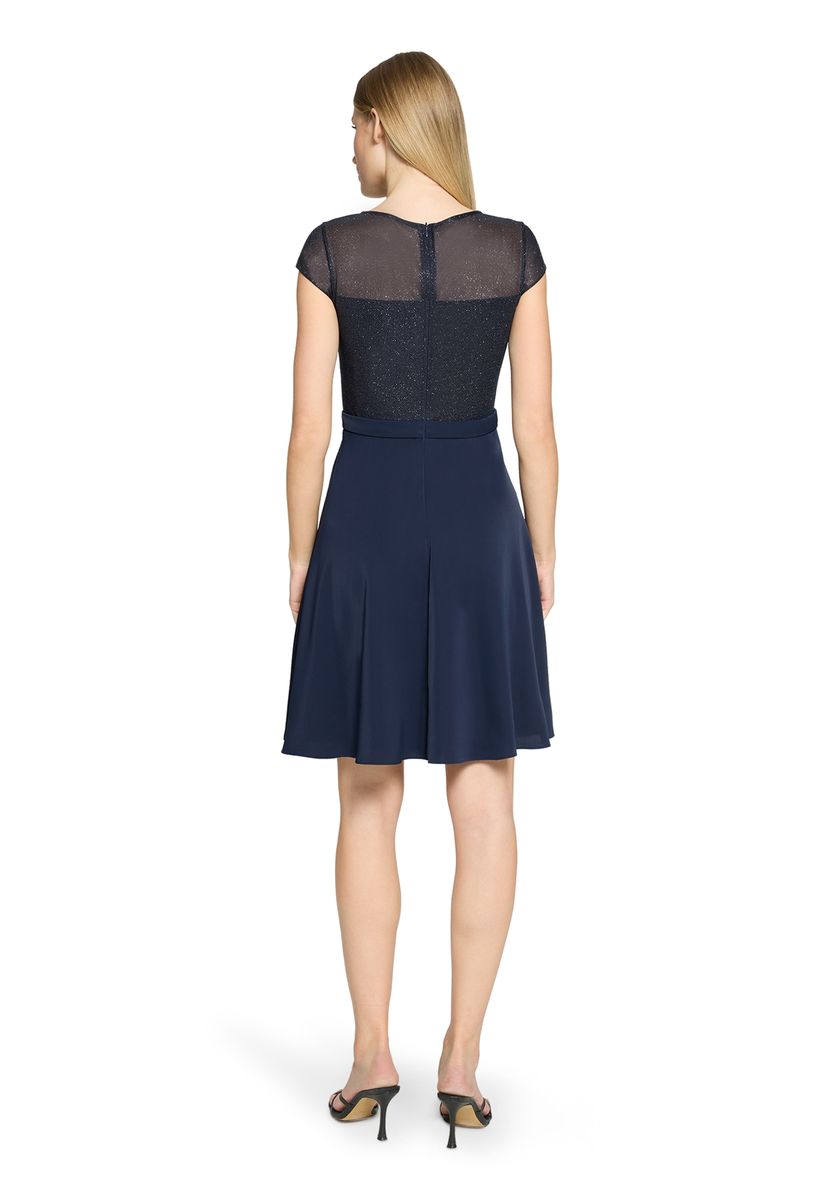 Cocktailkleid mit glitzerndem Oberteil