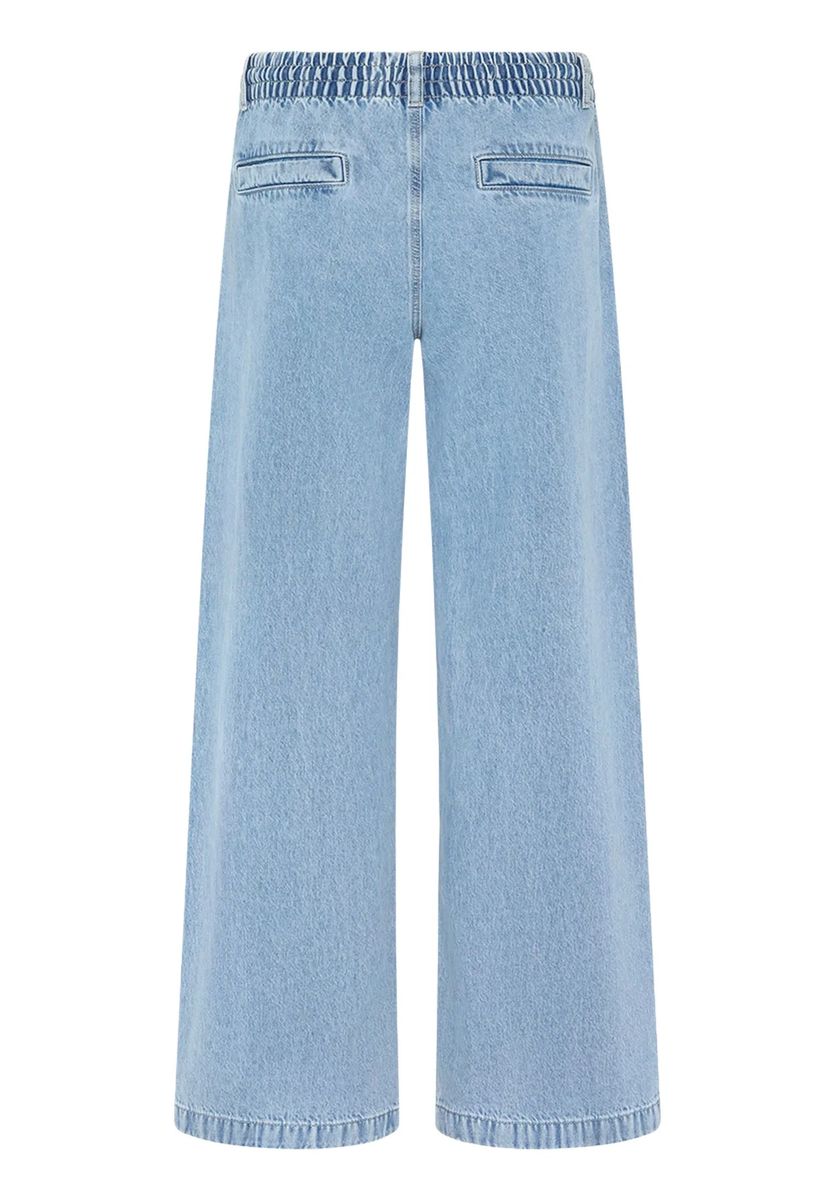 Bequeme Jeans mit Tunnelzugbund