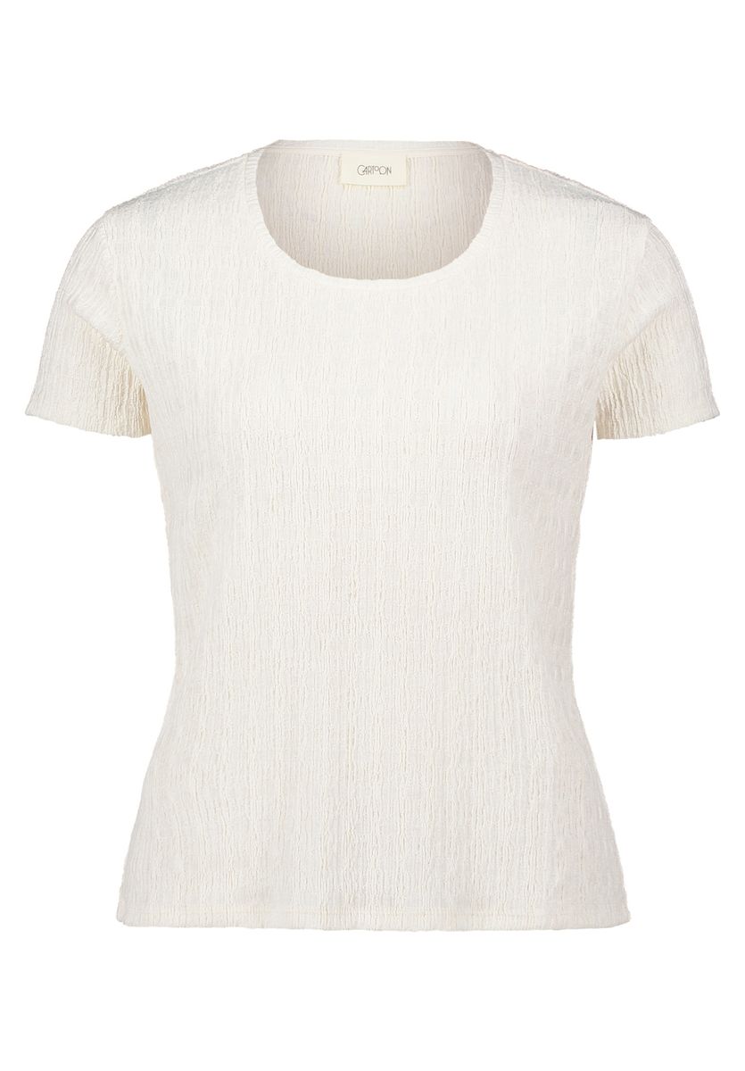 T-Shirt mit Struktur-Optik