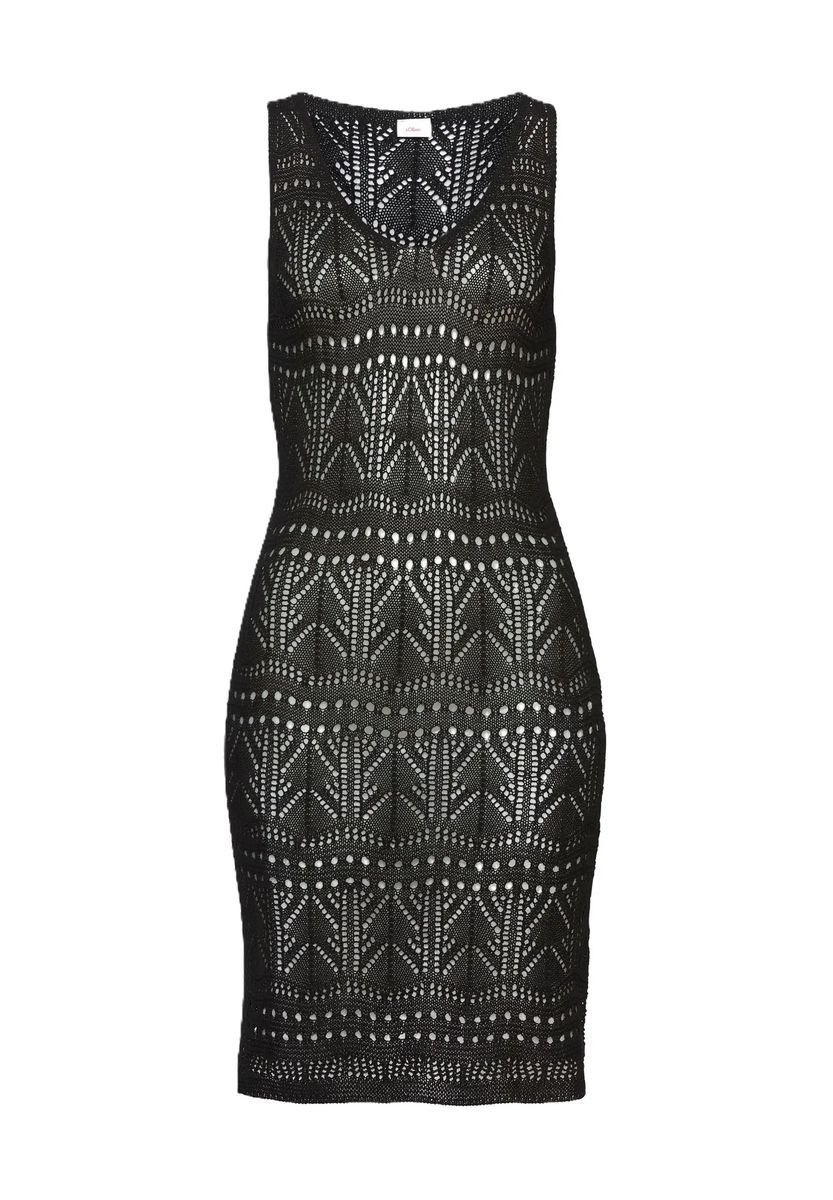 Häkel-Strandkleid in Mini-Länge