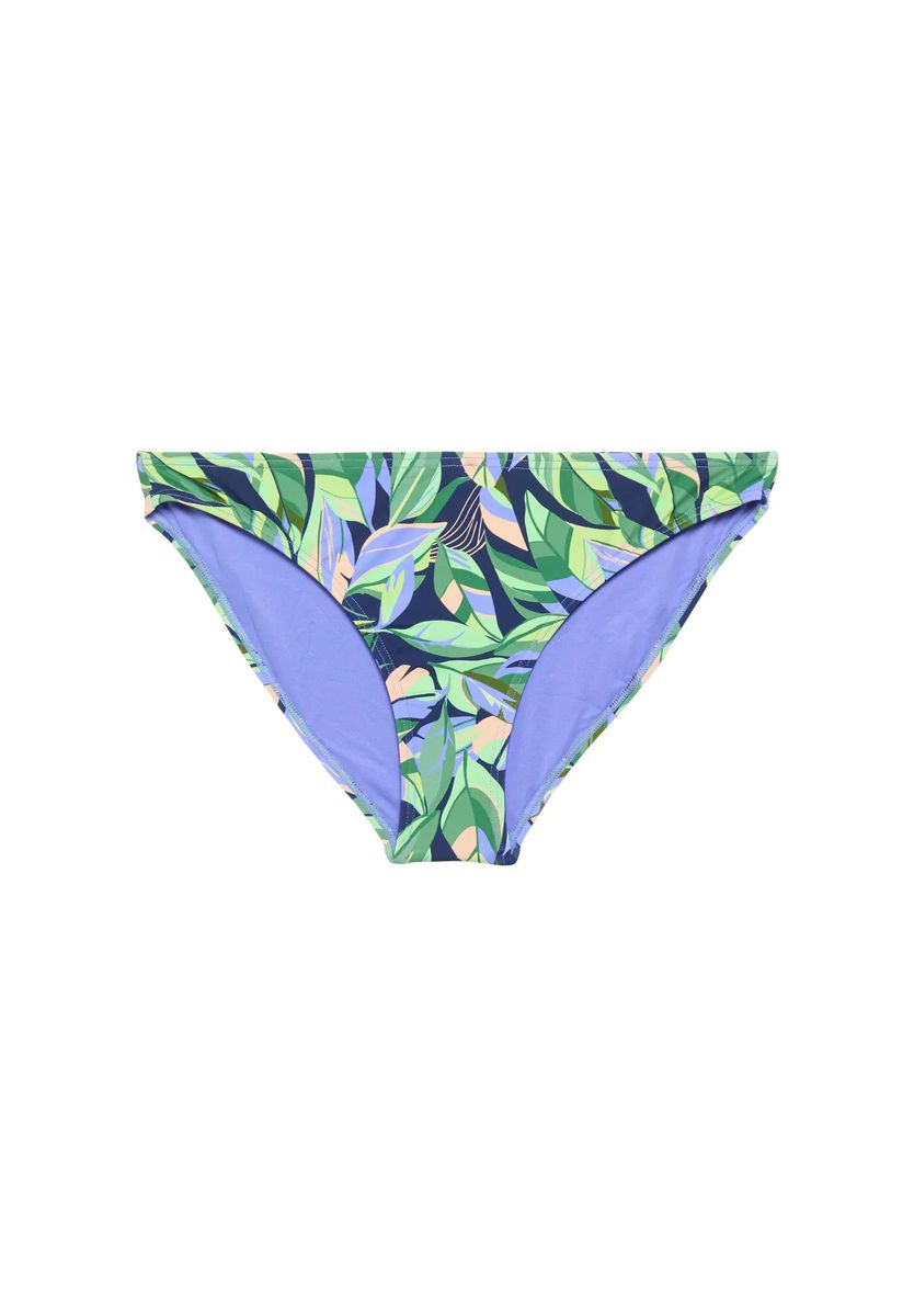 Bikini-Slip mit tropischem Blattmuster