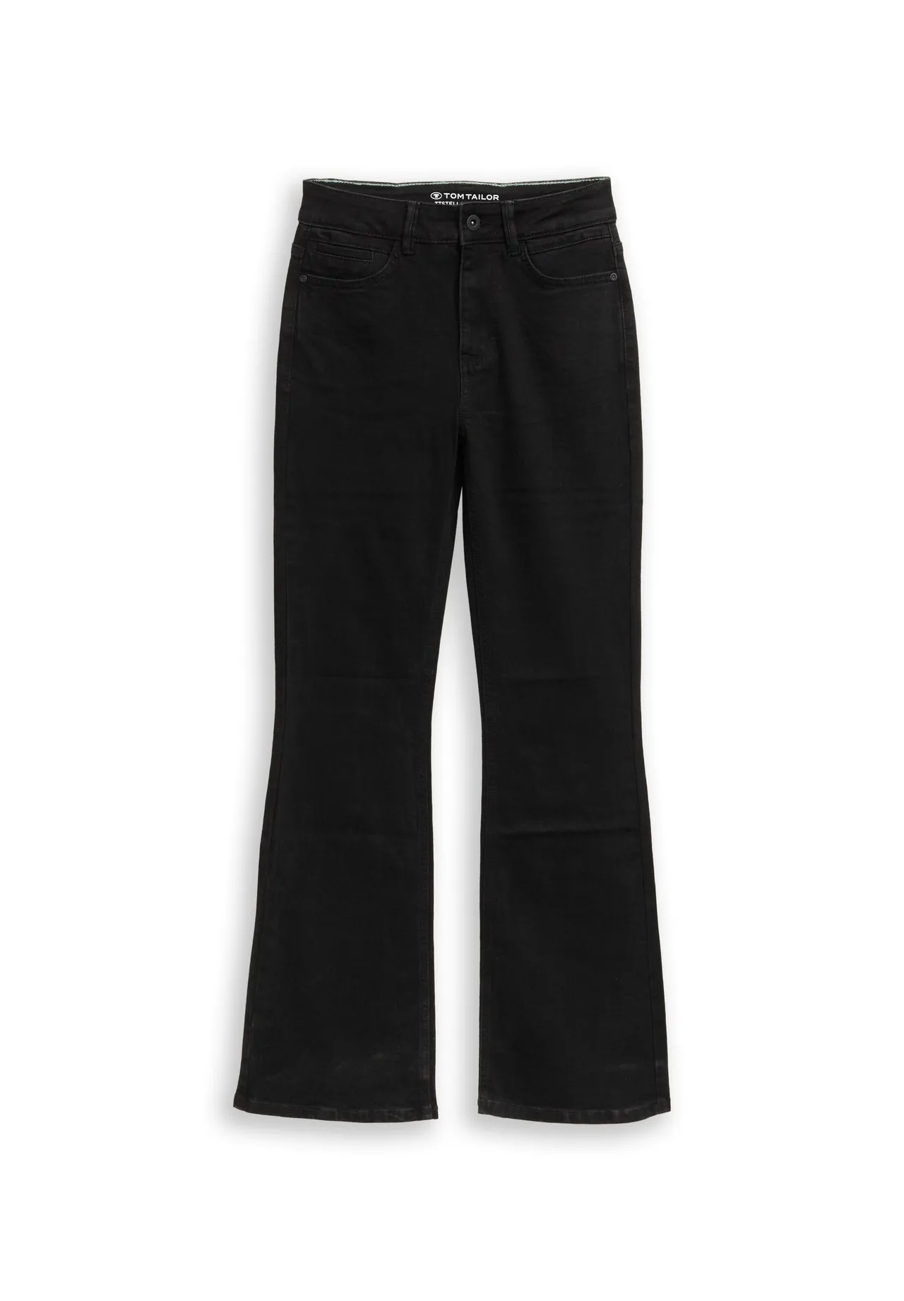 High-Waist Bootcut Denim Jeans