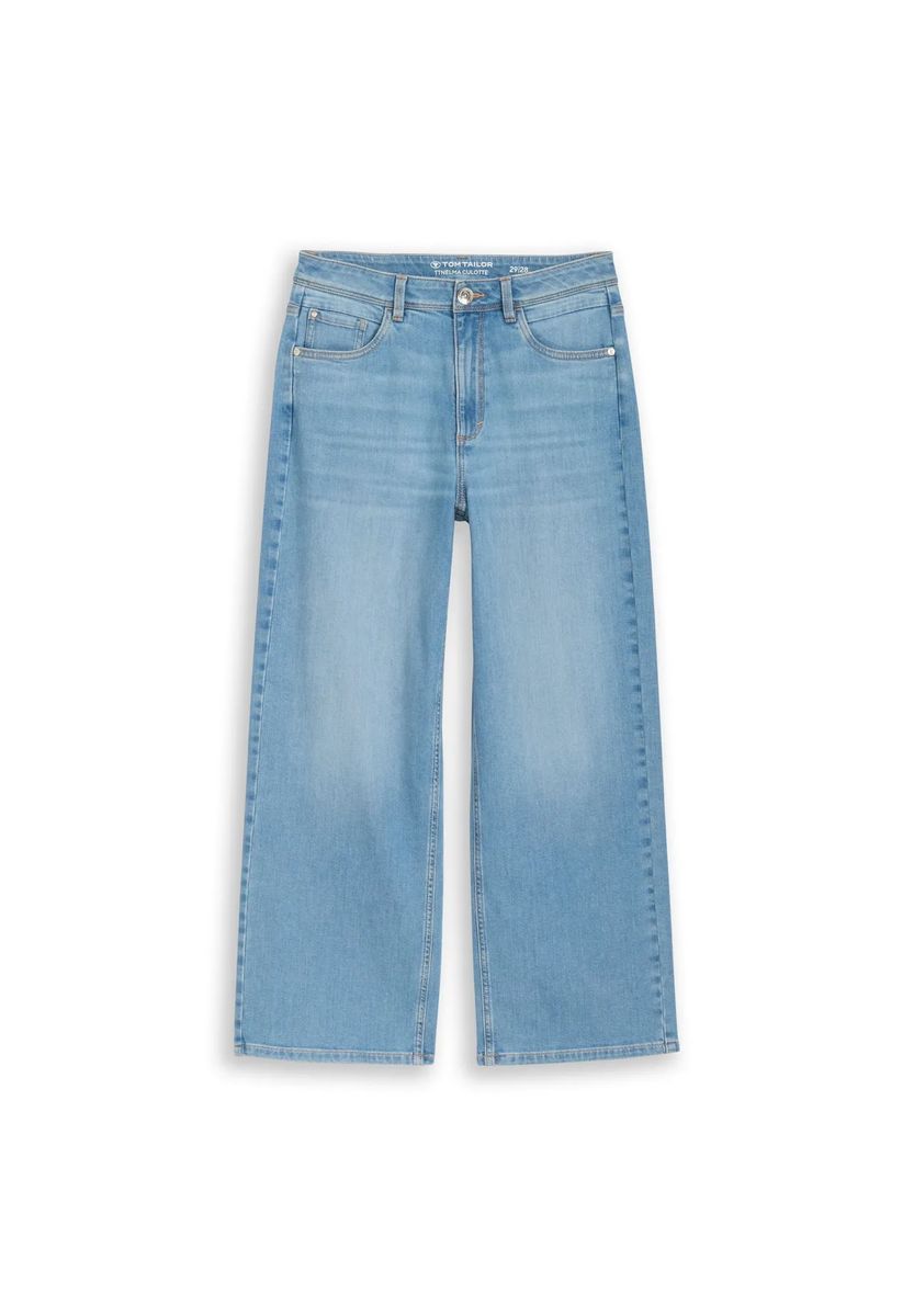 Weit Geschnittene High-Waist Culotte