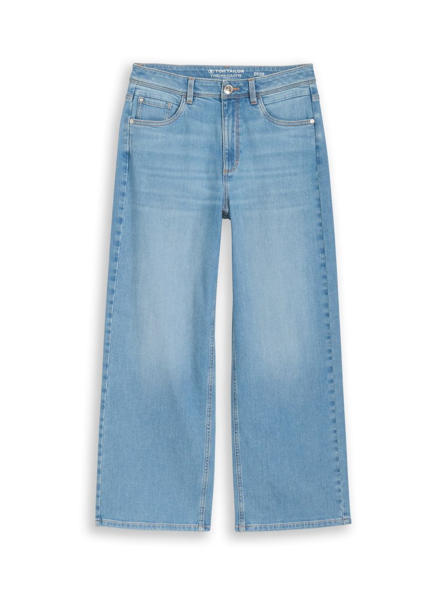 Weit Geschnittene High-Waist Culotte
